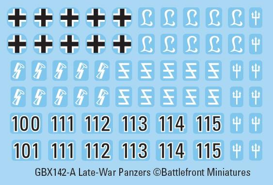 Tiger II (8.8cm) Tank Platoon (3x Plastic) 3