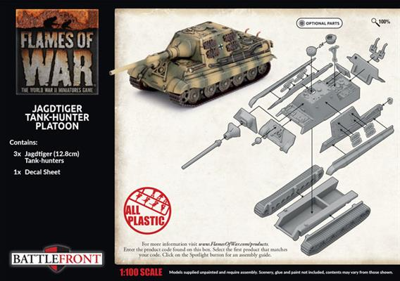 Jagdtiger (12.8cm) TankHunter Platoon (3x Plastic) 2