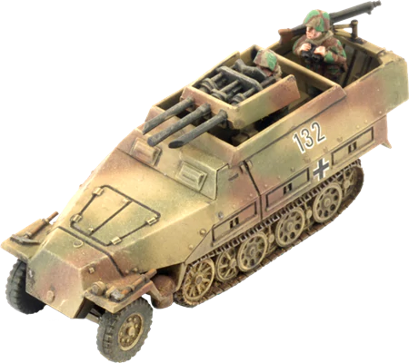 Sd Kfz 251 2cm / Triple 15mm Armoured Flak Platoon (3x Plastic) 3