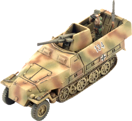 Sd Kfz 251 2cm / Triple 15mm Armoured Flak Platoon (3x Plastic) 4