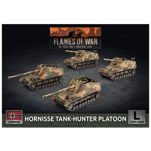 Hornisse (8.8cm) / Hummel (15cm) TankHunter Platoon (x4 Plastic) 1