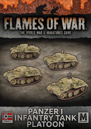 Panzer I Infantry Tank Platoon x4 1