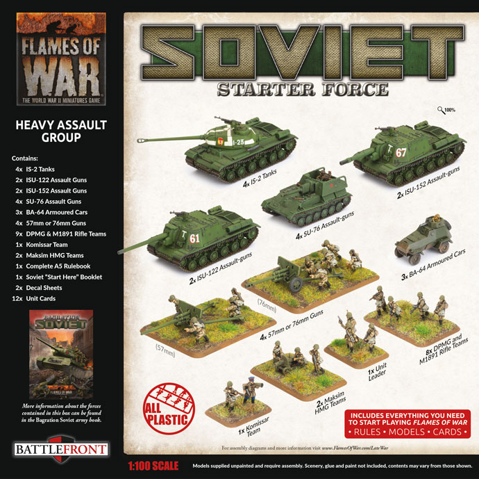 Soviet Late War Heavy Assault Group Army Deal 2