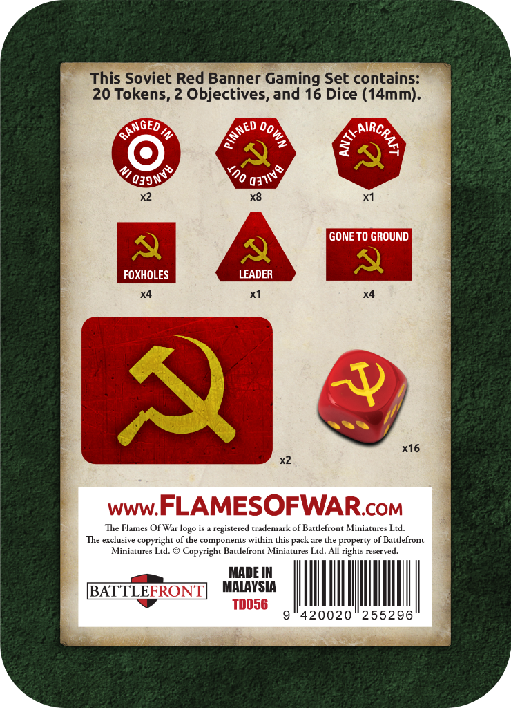 Soviet Red Banner Gaming Set 2
