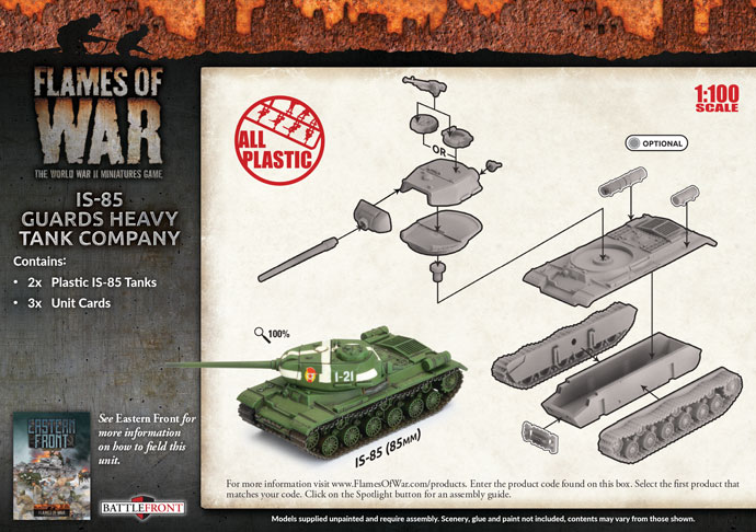 IS-85 Guards Heavy Tank Company (Plastic x2) 3