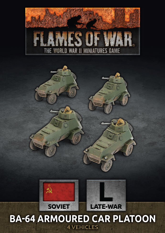 BA-64 Armoured Car Platoon (Plastic x4) 2