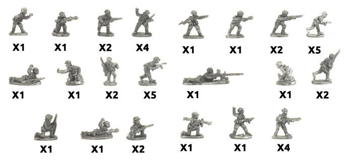 SMG Platoon (x40 Figs) 6
