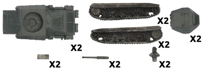 P26/40 (75mm) Tanks (x4) 7