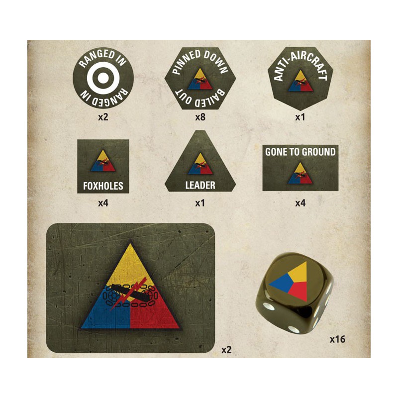 Armoured Tin (x20 Tokens, x2 Objectives, x16 Dice) 2