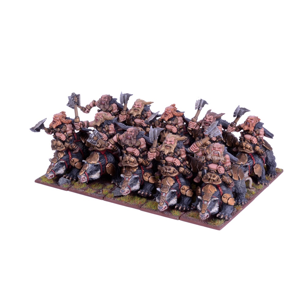 Dwarf Berserker Brock Rider Regiment 1