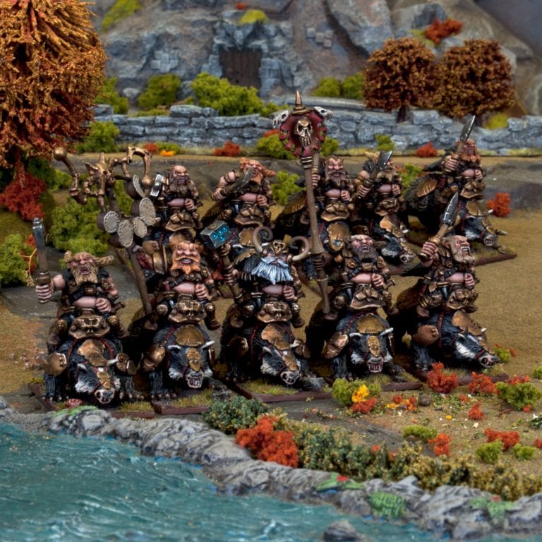 Dwarf Berserker Brock Rider Regiment 2