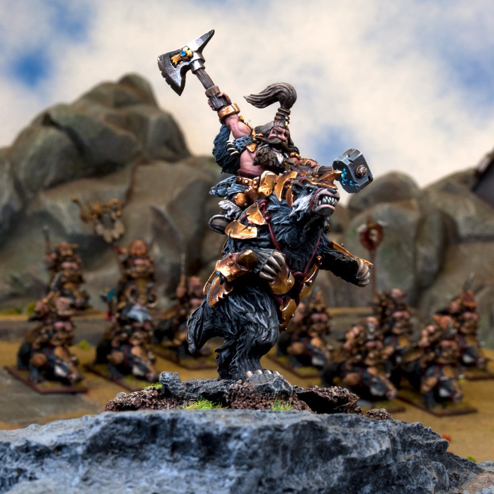 Dwarf Berserker Lord on Brock 2