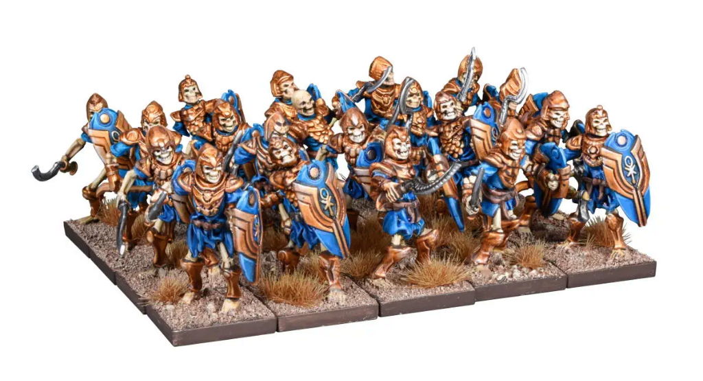 Empire of Dust Skeleton Warriors Regiment 1