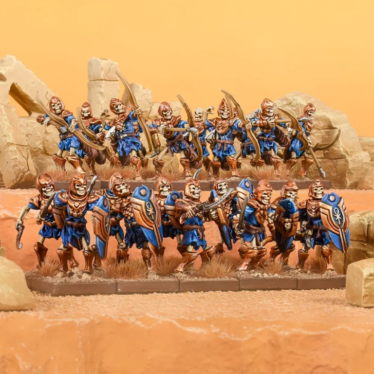 Empire of Dust Skeleton Warriors Regiment 2
