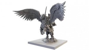 Halfling General on Winged Aralez 1