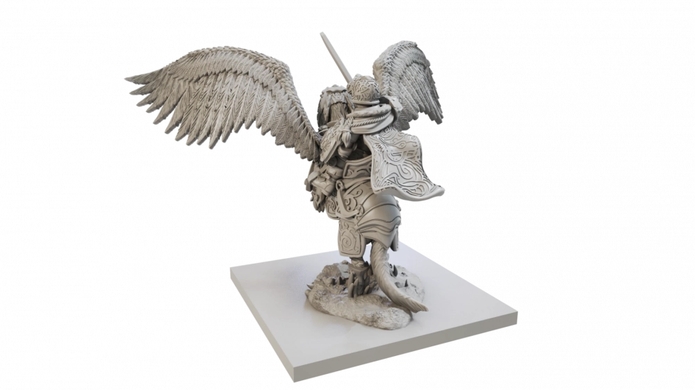 Halfling General on Winged Aralez 3