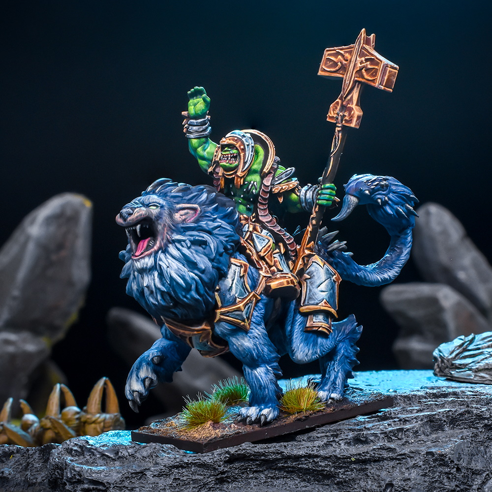 Riftforged Orc Stormcaller on Manticore 1