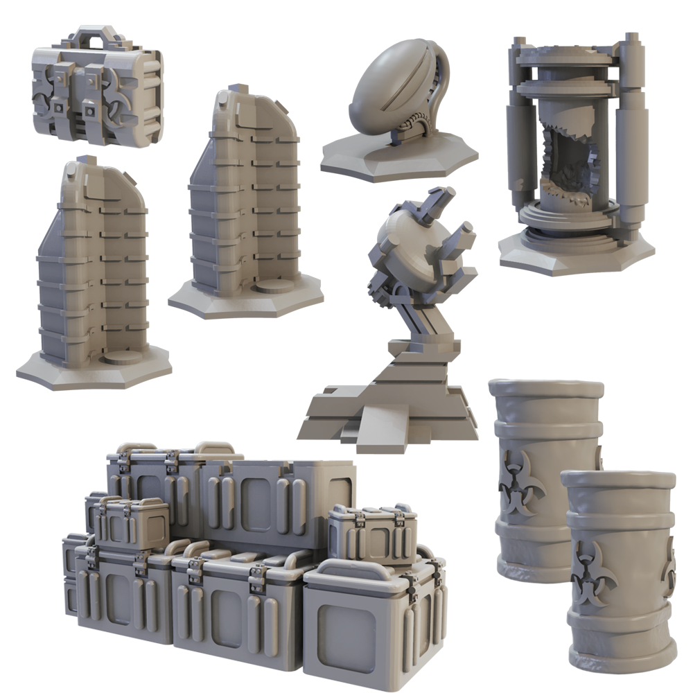 Terrain Crate: Sci-fi objectives 2