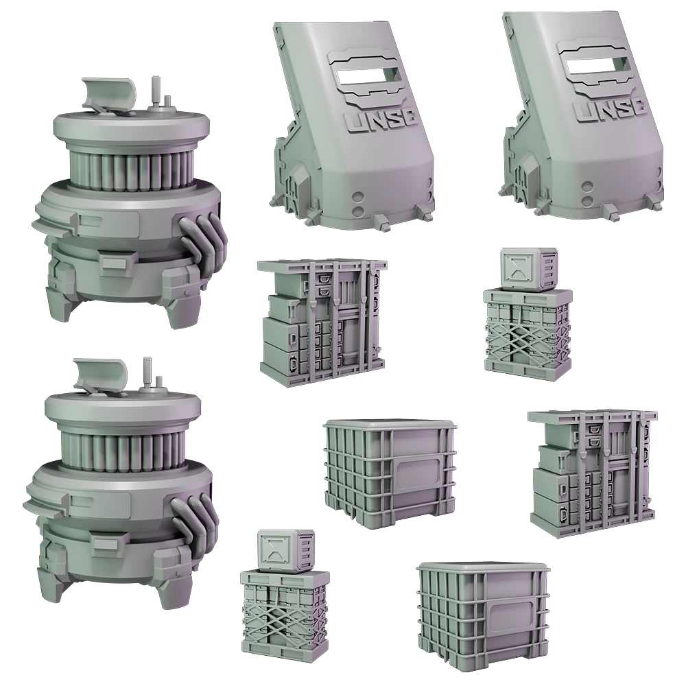 Halo Flashpoint: UNSC Scenery Set 1