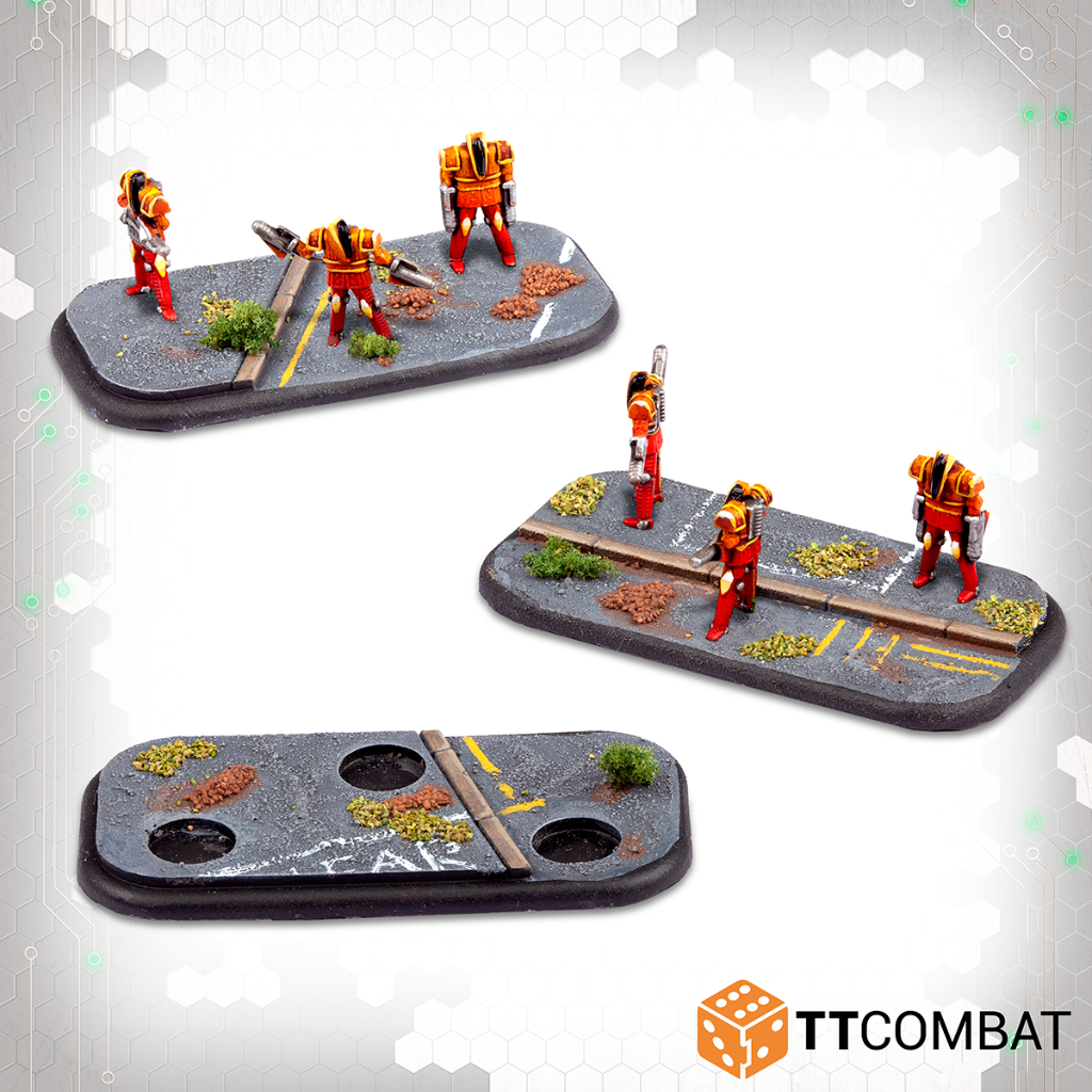 3-hole Urban Infantry Bases 3