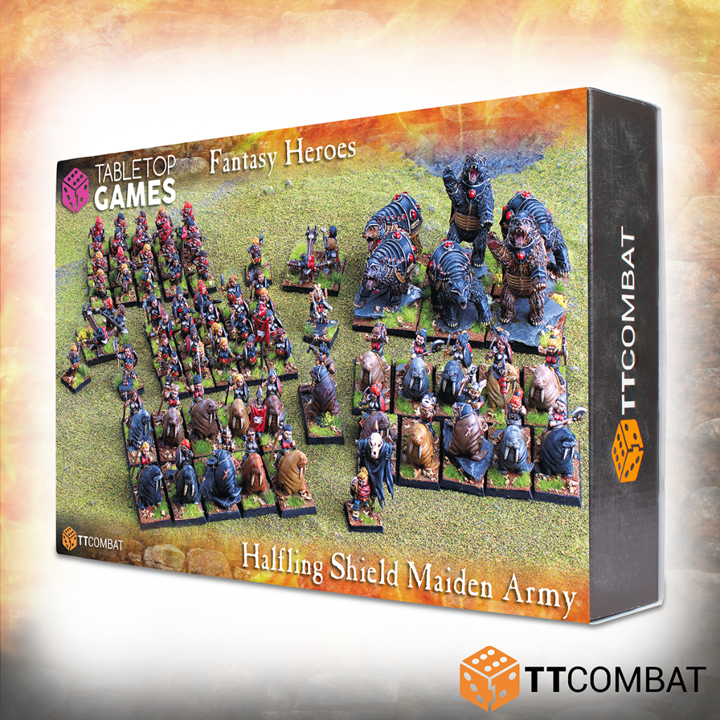 Halfling Shield Maiden Army 1