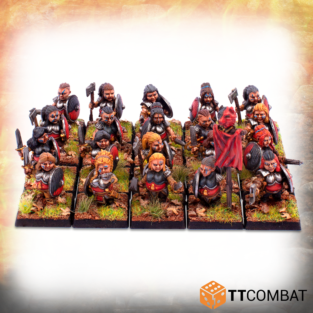 Halfling Shield Maiden Army 7
