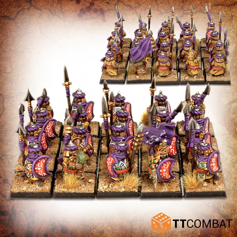Halfling Sand Raider Spearmen 1