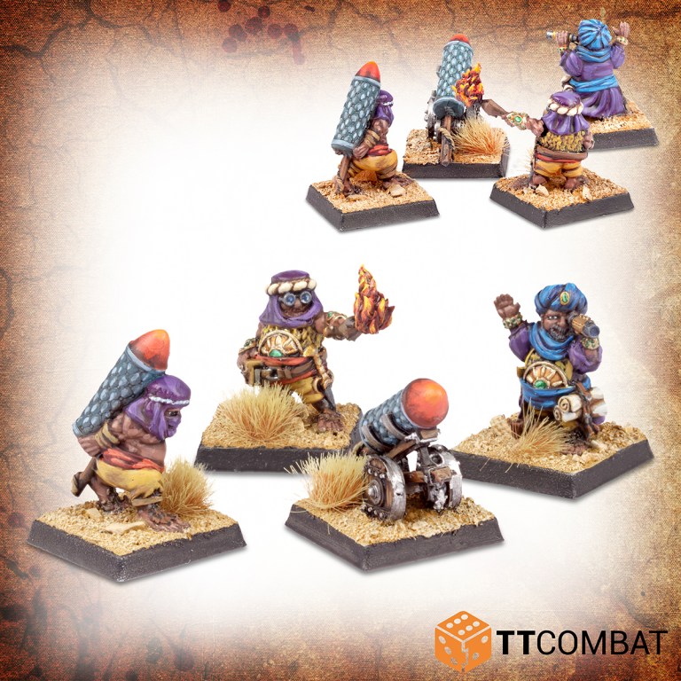 Halfling Sand Raider Rocket Launchers 1