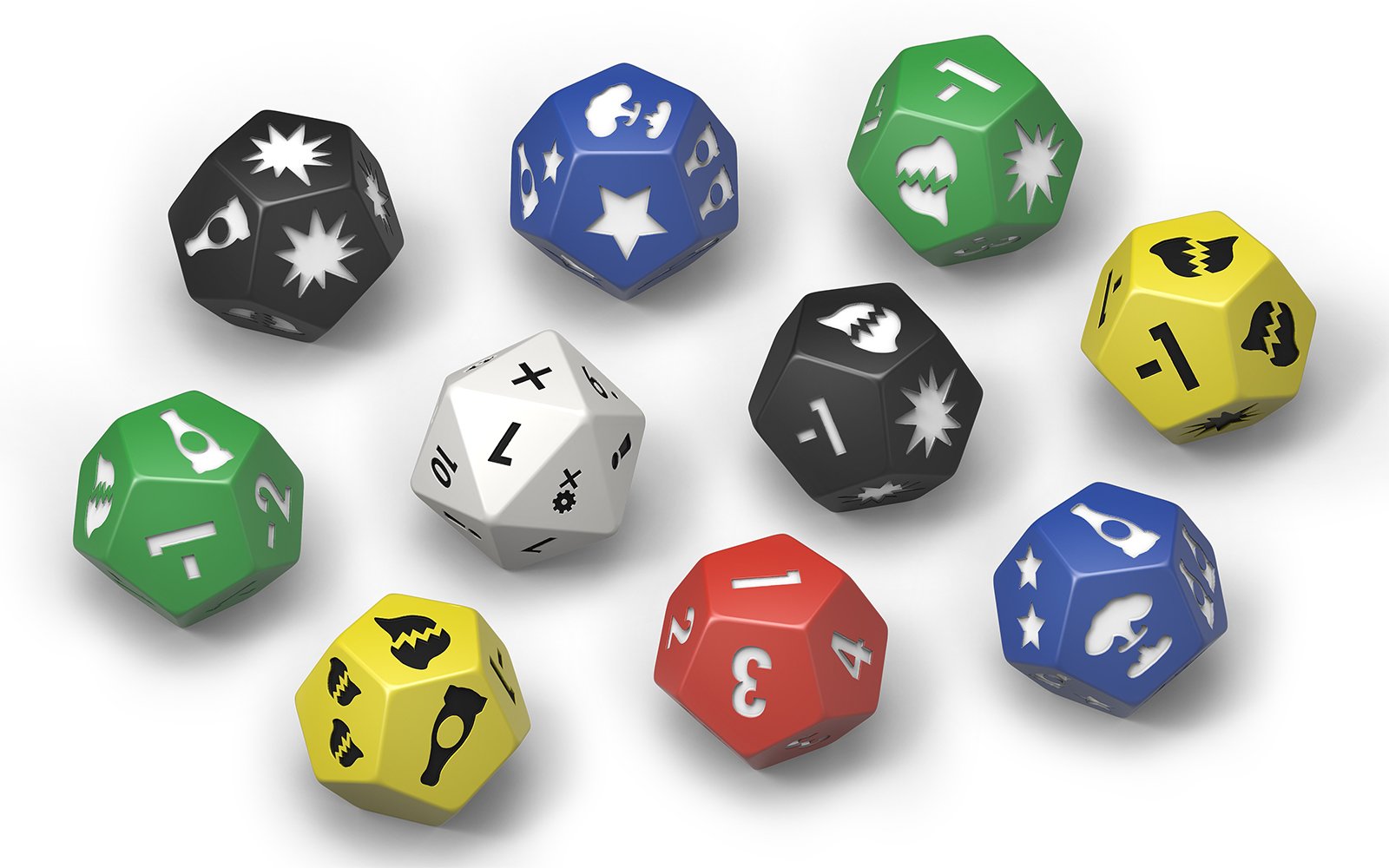 Fallout: Wasteland Warfare Dice Set 1