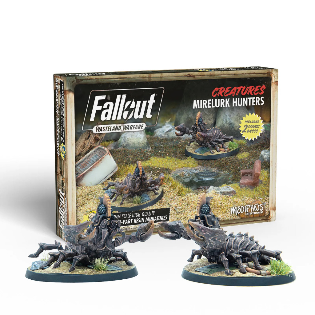 Fallout: Wasteland Warfare - Creatures: Mirelurk Hunters 1