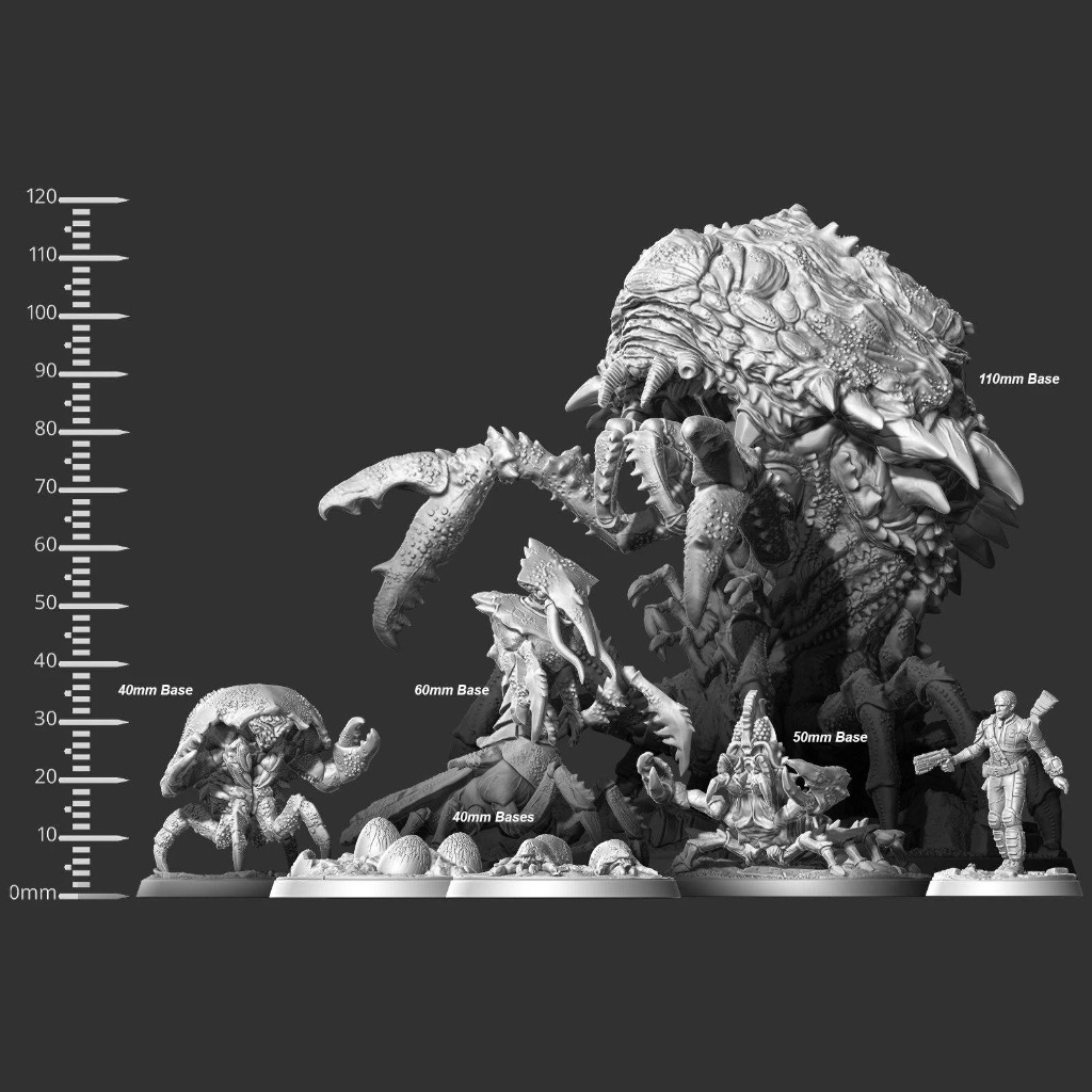 Fallout: Wasteland Warfare - Creatures: Mirelurk Hunters 3