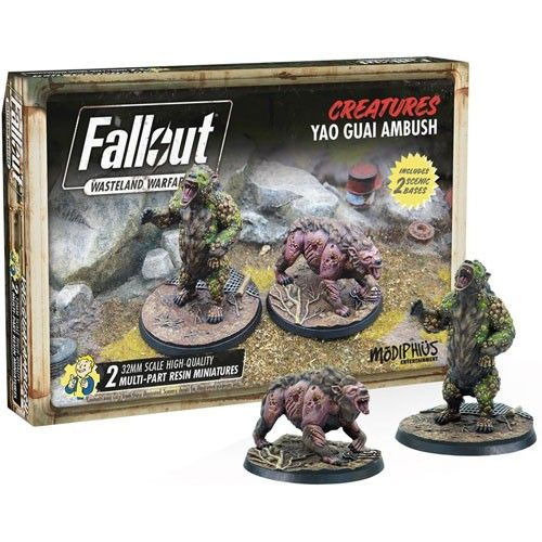 Fallout Wasteland Warfare - Yao Guai Ambush 1