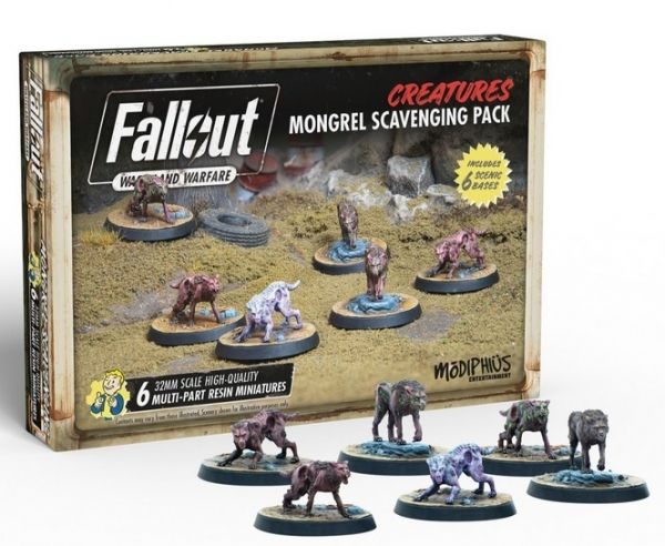 Fallout: Wasteland Warfare - Creatures: Mongrel Scavenging Pack 1