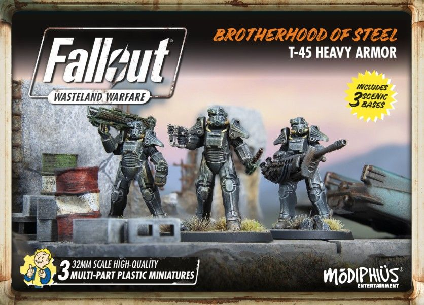 Fallout: Wasteland Warfare - Brother of Steel: Heavy Armour (T45) 1