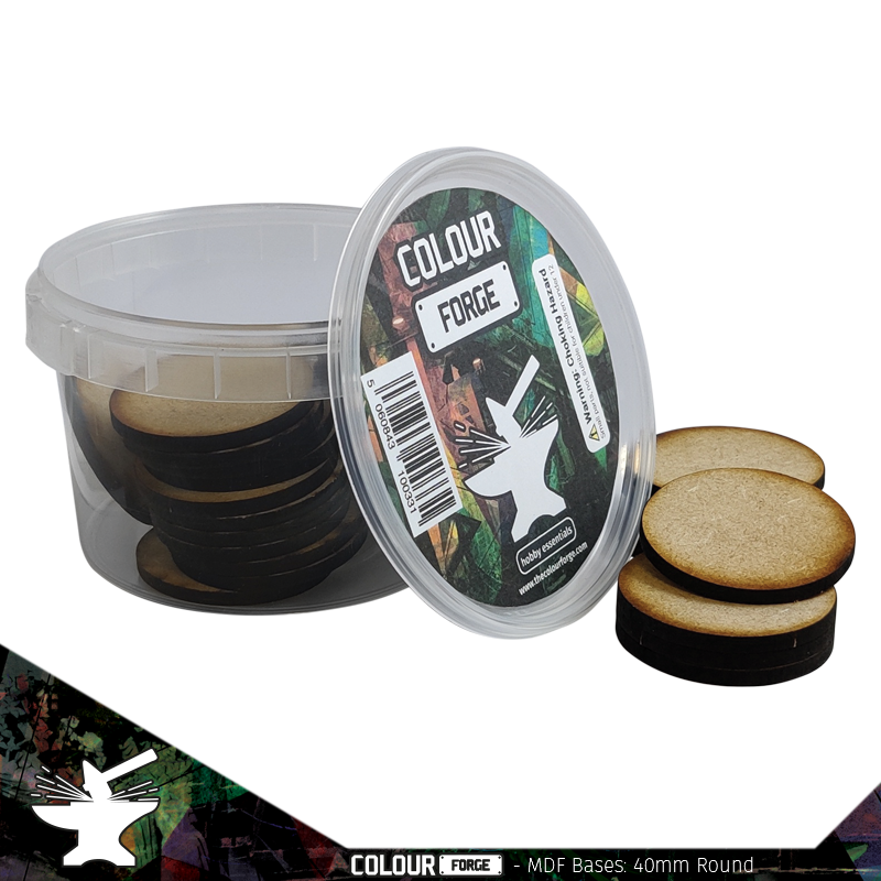 MDF Bases - 40mm Round (30) 1