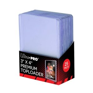 Ultra Pro 3in x 4in Super Clear Premium Toploader 25ct 1