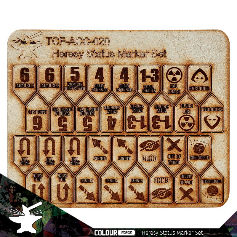 Heresy Status Marker Set 1