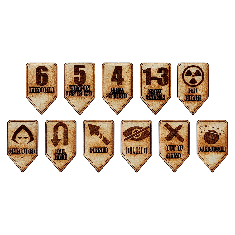 Heresy Status Marker Set 2