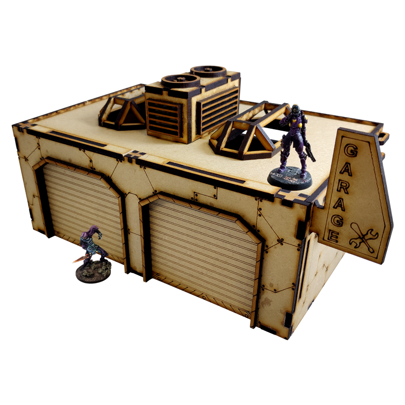 Sci-Fi Mech Garage 5