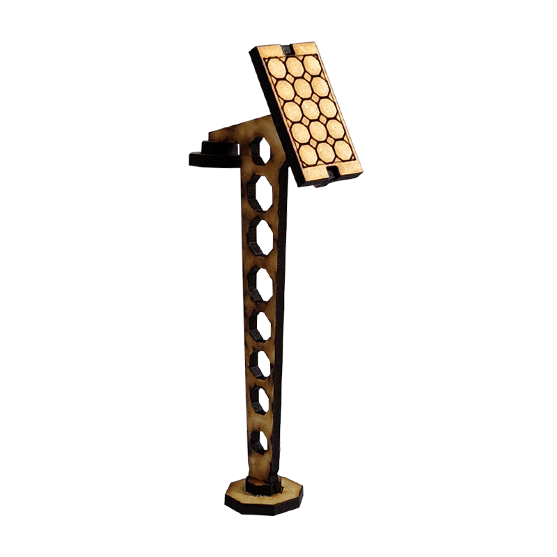 Sci-Fi Solar Street Light Arrays 3