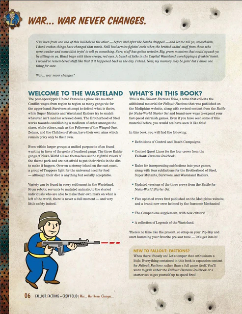 Fallout: Factions - Crew Folio 2