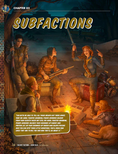 Fallout: Factions - Crew Folio 4
