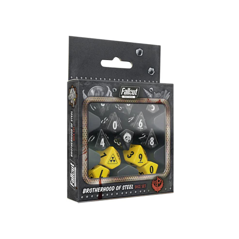 Fallout: Factions - Dice Set: Brotherhood of Steel 1
