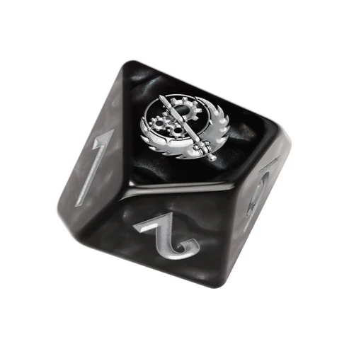 Fallout: Factions - Dice Set: Brotherhood of Steel 4