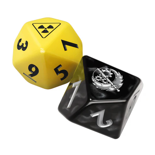 Fallout: Factions - Dice Set: Brotherhood of Steel 5