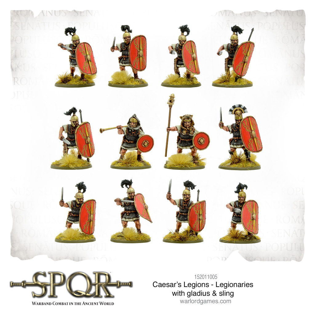 SPQR: Caesar's Legions Legionaries with Gladius & Slings 2