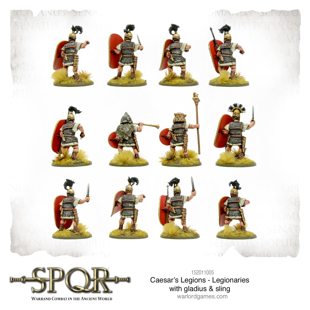 SPQR: Caesar's Legions Legionaries with Gladius & Slings 3