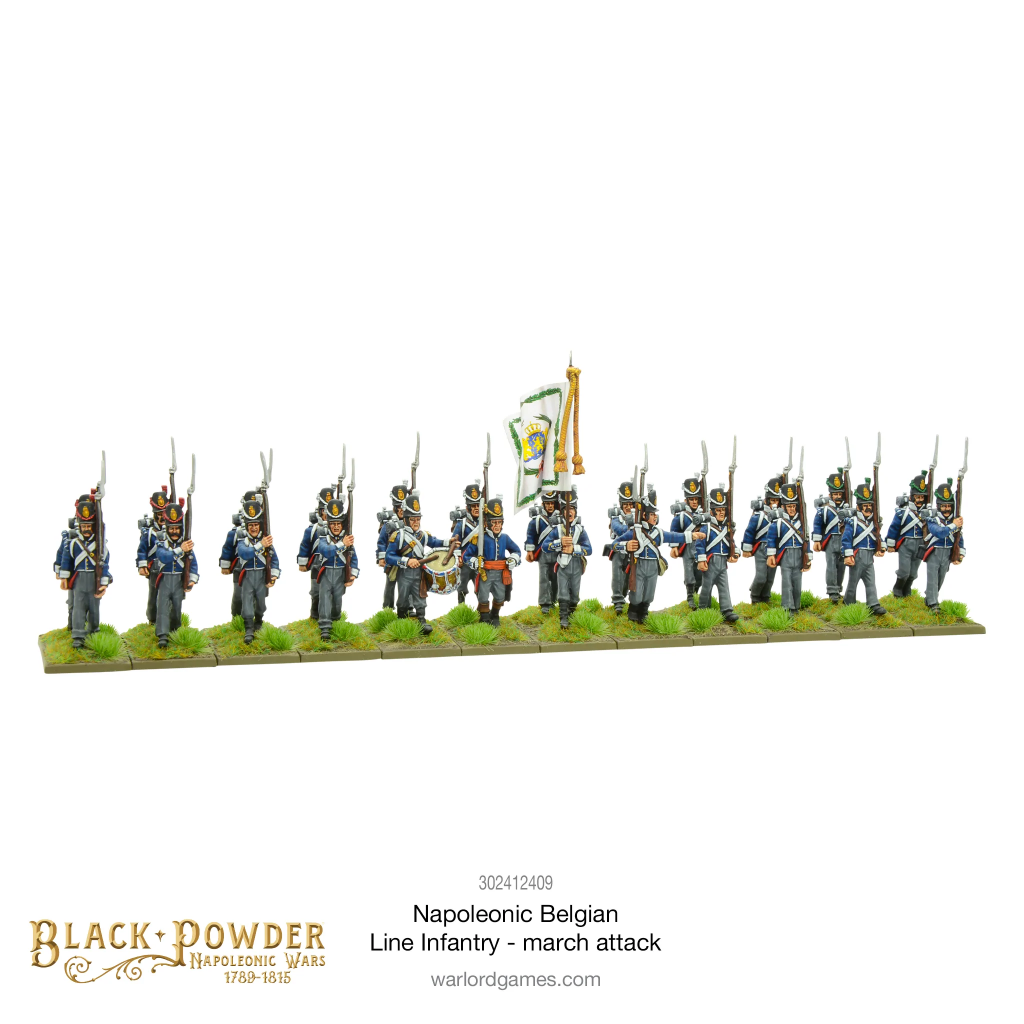 Black Powder - Belgian Line Infantry (Marching) 2