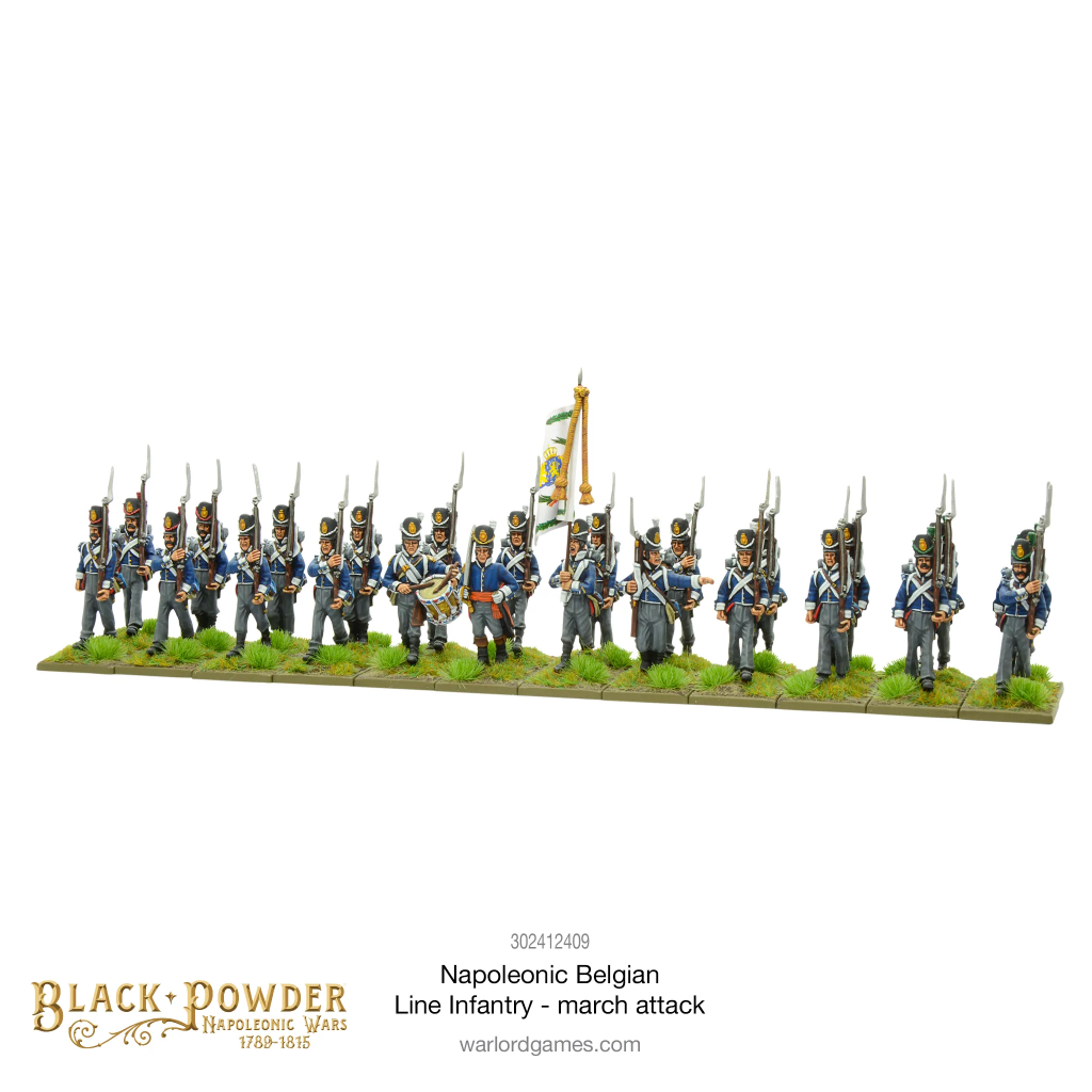 Black Powder - Belgian Line Infantry (Marching) 3