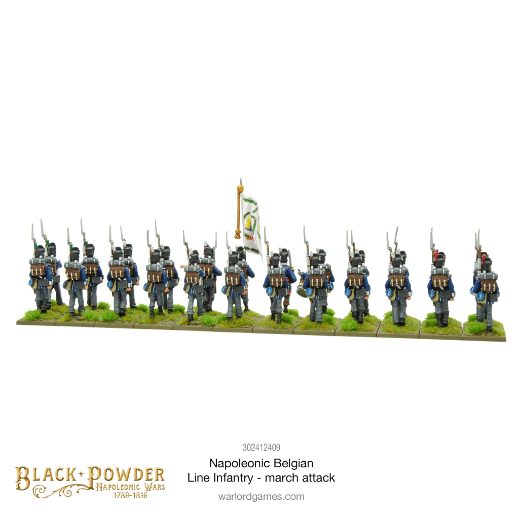 Black Powder - Belgian Line Infantry (Marching) 4